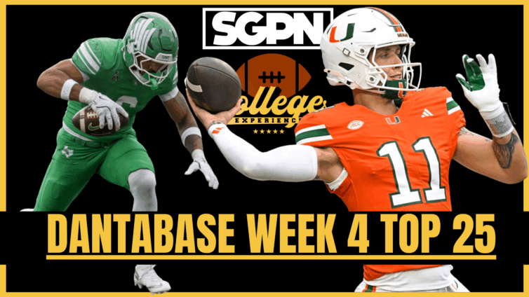 Dantabase Top 25 Week 4 | The College Football Experience (Ep. 2033)