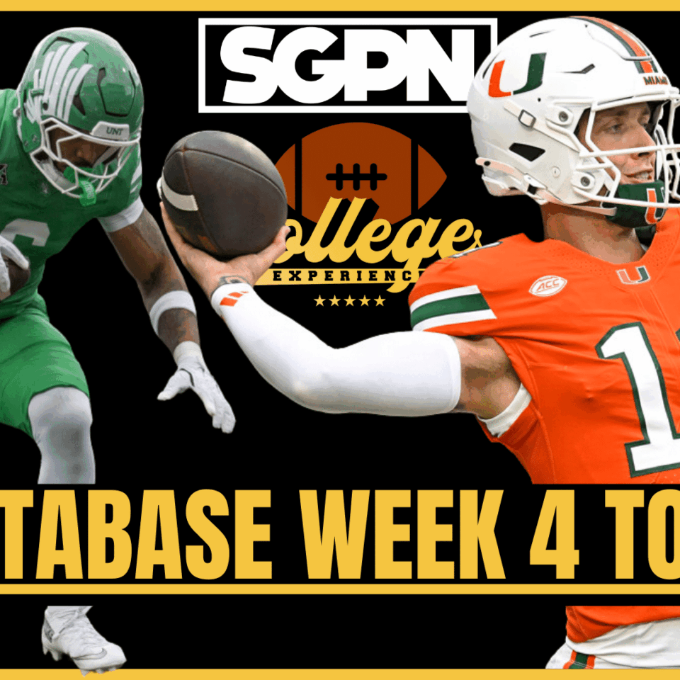 Dantabase Top 25 Week 4 | The College Football Experience (Ep. 2033)