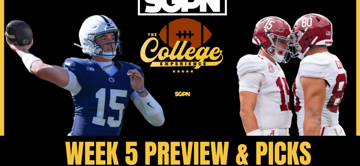 Week 5 Preview & Picks | The College Football Experience (Ep. 2035)