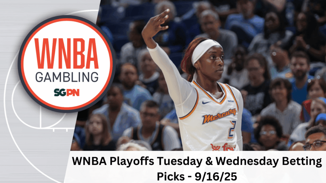 WNBA Playoffs Tuesday + Wednesday Betting Picks – 9/16/25 | WNBA Gambling Podcast (Ep. 213)