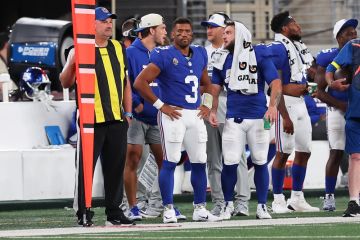 Russell Wilson Still #1 on the New York Giants Depth Chart