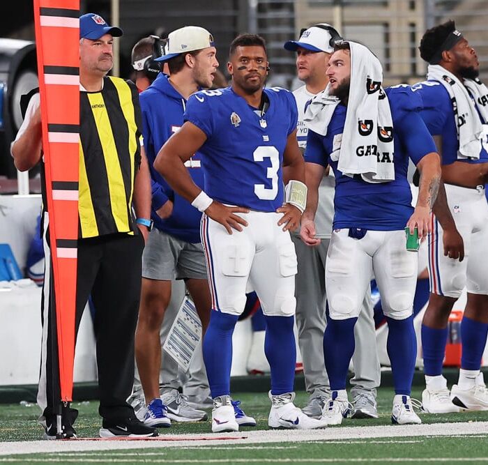 Russell Wilson Still #1 on the New York Giants Depth Chart