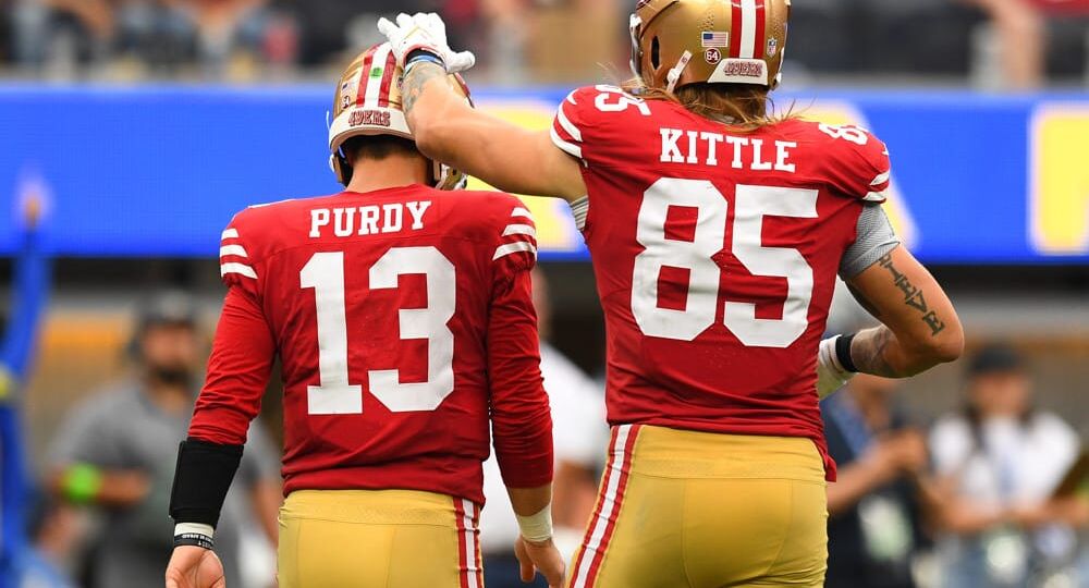 Niners to Be Without Kittle, Maybe Purdy for Week 2