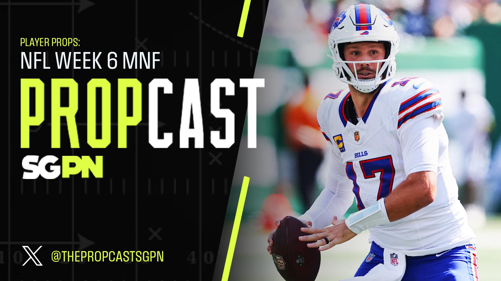 NFL Week 6 Monday Night Football Player Props 10/13/25 – NFL Bets, Player Props and Predictions | The Propcast (Ep. 375)
