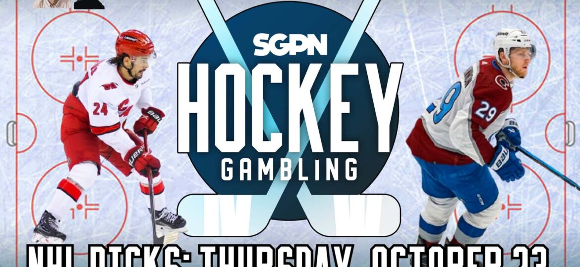 NHL Picks, Predictions, & Best Bets: Thursday, Oct. 23 | Hockey Gambling Podcast (Ep. 510)