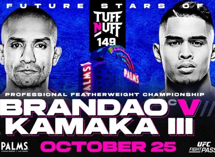 Tuff-N-Uff 149 is our regional show of record this week. Come check out regional mma to make some picks, predictions & bets