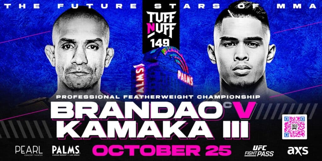 Tuff-N-Uff 149 is our regional show of record this week. Come check out regional mma to make some picks, predictions & bets