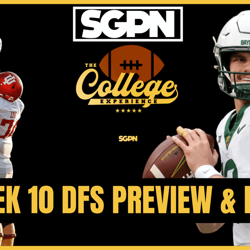 Week 10 DFS & Underdog Fantasy Preview & Picks | The College Football Experience (Ep. 2069)
