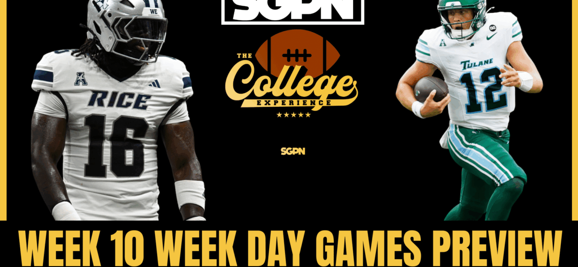 Week 10 Week Day Games Preview & Picks | The College Football Experience (Ep. 2067)