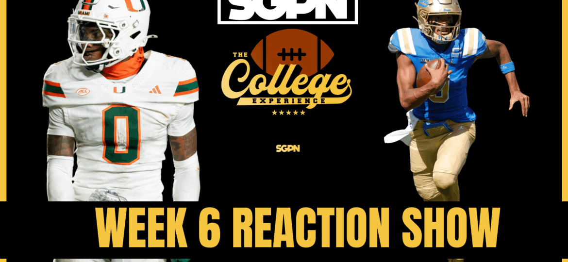 Week 6 Reaction Show | The College Football Experience (Ep. 2045)