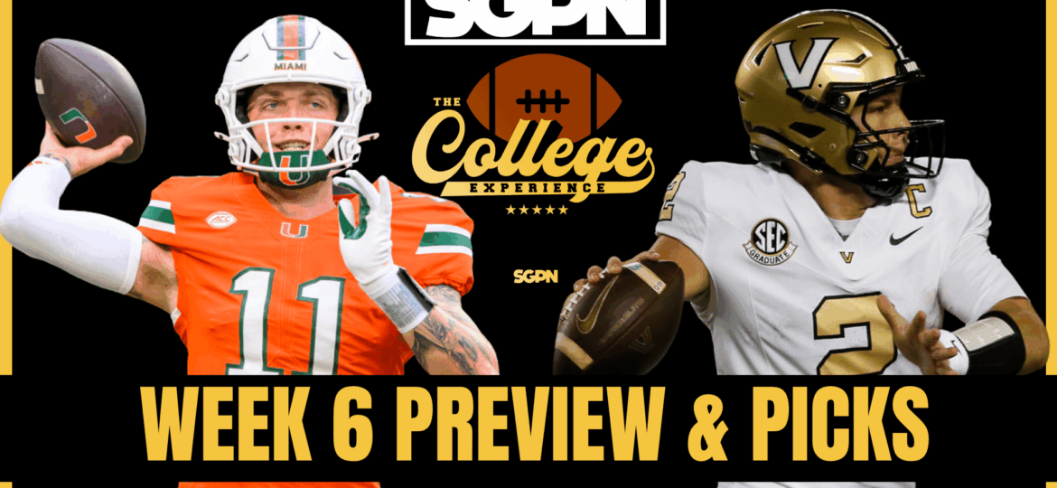 Week 6 Preview & Picks | The College Football Experience (Ep. 2042)