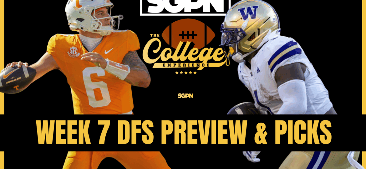 Week 7 DFS Preview & Underdog Fantasy Plays | The College Football Experience (Ep. 2049)