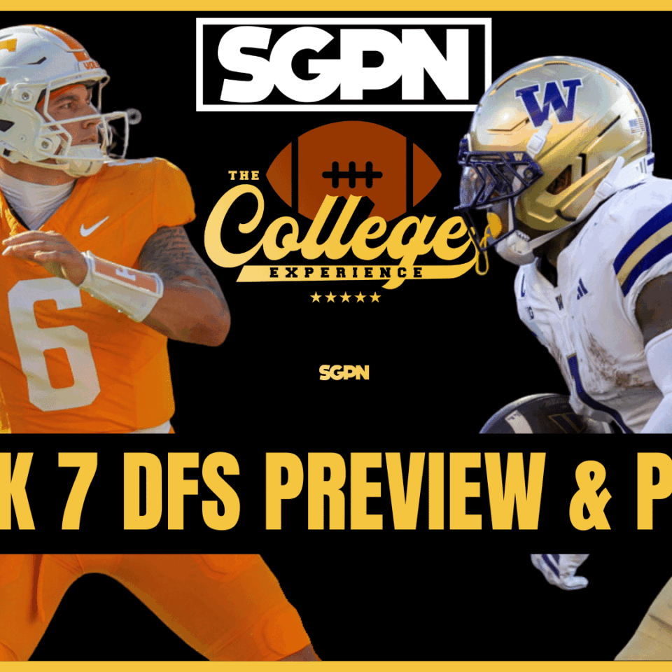 Week 7 DFS Preview & Underdog Fantasy Plays | The College Football Experience (Ep. 2049)