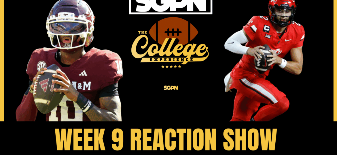 Week 9 Reaction Show | The College Football Experience (Ep. 2065)