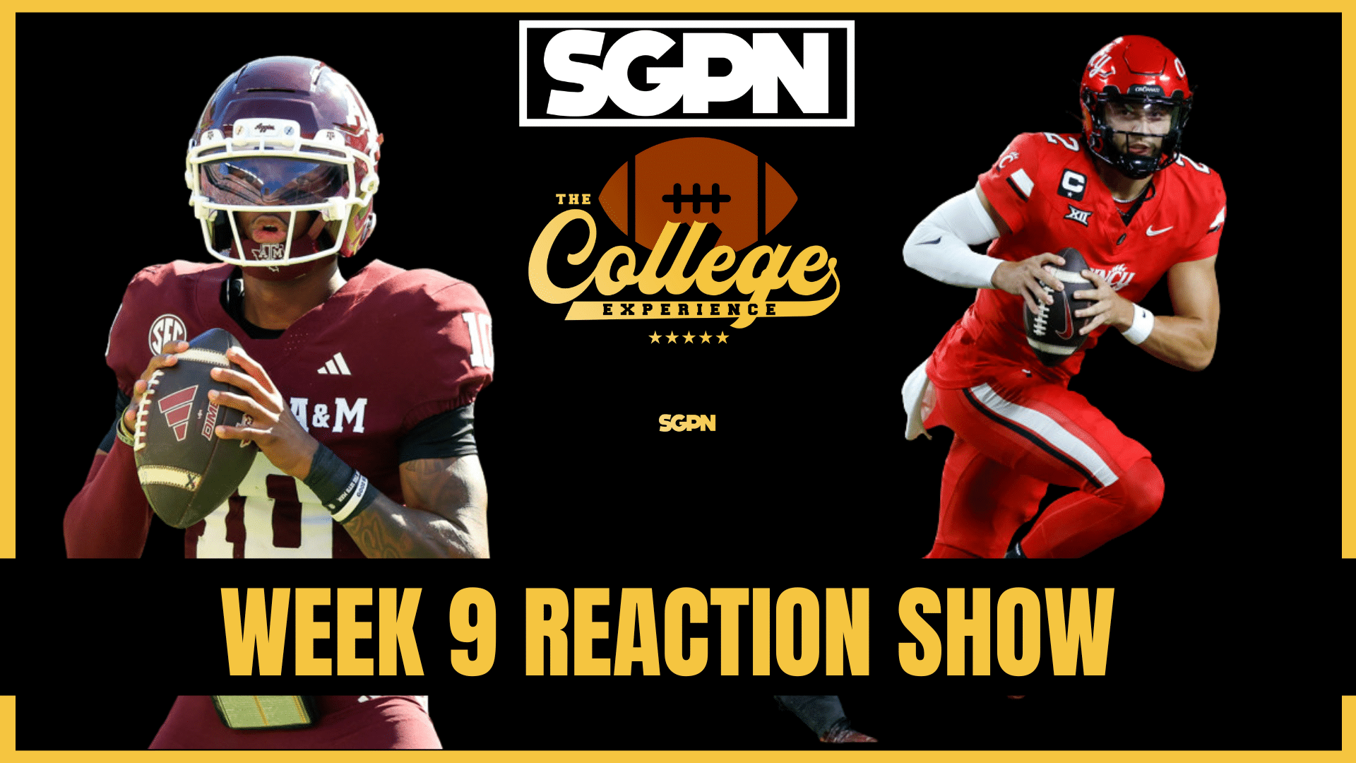 Week 9 Reaction Show | The College Football Experience (Ep. 2065)