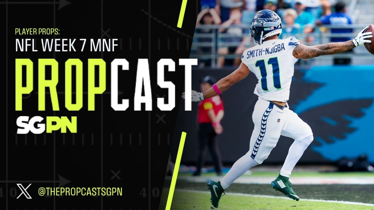 NFL Week 7 Monday Night Football Player Props 10/20/25 – NFL Bets, Player Props and Predictions | The Propcast (Ep. 377)