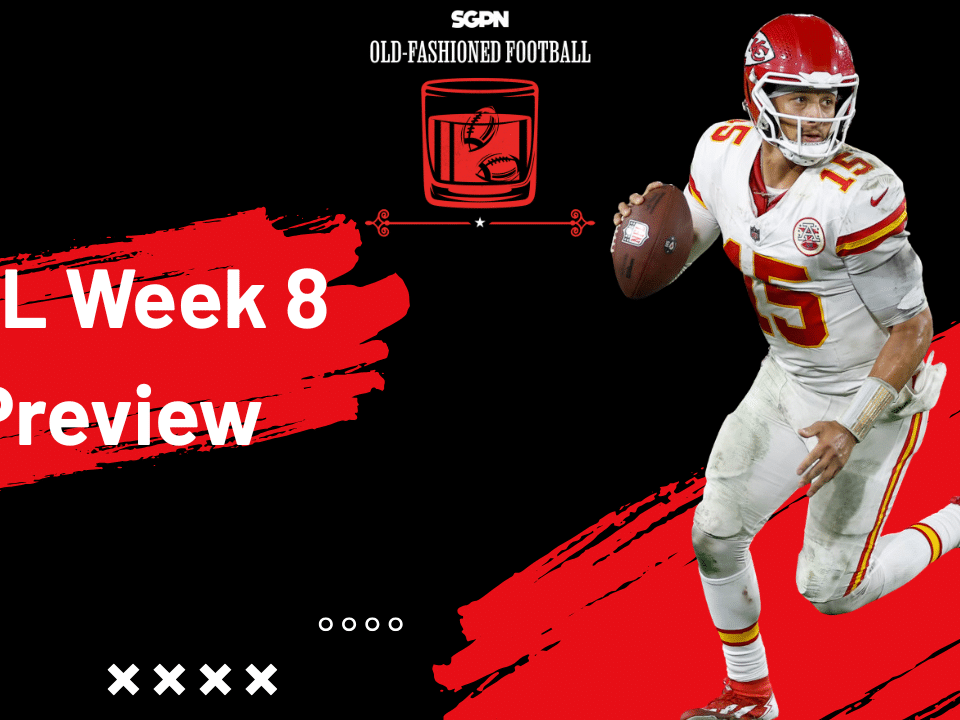 NFL Week 8 Preview: Best Bets, Top Players, & More! | Old-Fashioned Football (Ep. 203)
