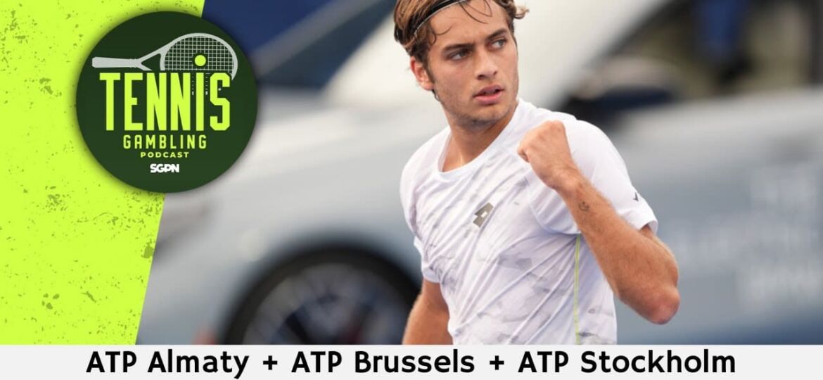 ATP Almaty + ATP Brussels + ATP Stockholm Quarterfinal Picks – 10/16/25 | Tennis Gambling Podcast (Ep. 561)