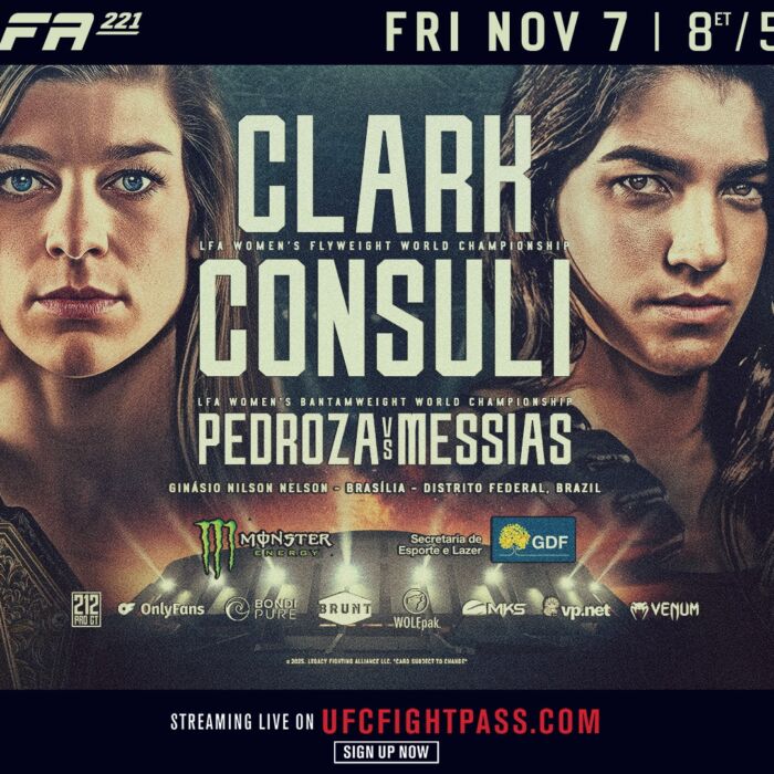 LFA 221 is our regional show of record this week. Come check out regional mma to make some picks, predictions & bets