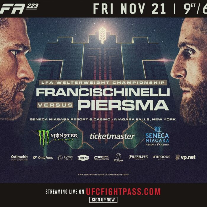 LFA 223 is our regional show of record this week. Come check out regional mma to make some picks, predictions & bets