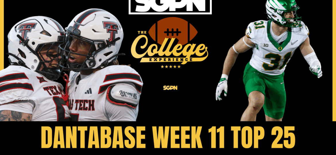 Dantabase Week 11 Top 25 & MACtion Preview | The College Football Experience (Ep. 2077)