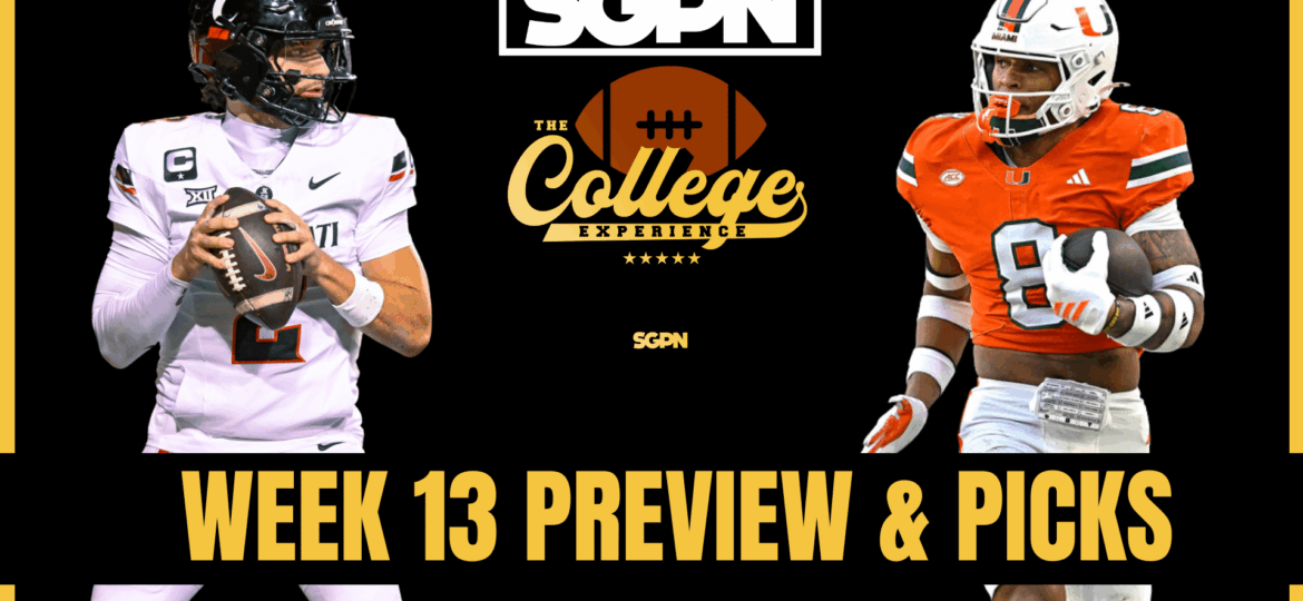 Week 13 Preview & Picks | The College Football Experience (Ep. 2082)