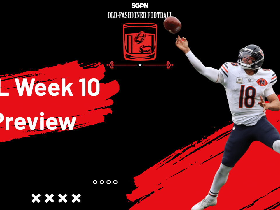 NFL Week 10 Preview: Best Bets, Top Players, & More! | Old-Fashioned Football (Ep. 205)