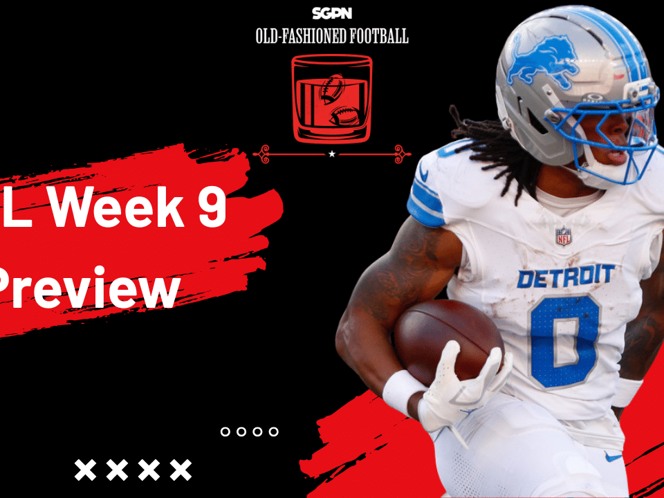 NFL Week 9 Preview: Best Bets, Top Players, & More! | Old-Fashioned Football (Ep. 204)