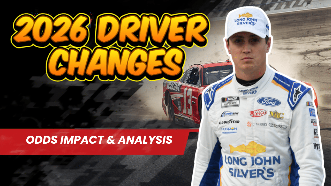 2026 NASCAR Driver Changes and Odds Impact Part 1 I NASCAR Gambling Podcast (Ep. 713) 2026 NASCAR Driver Changes and Odds Impact Part 1 I NASCAR Gambling Podcast (Ep. 713)