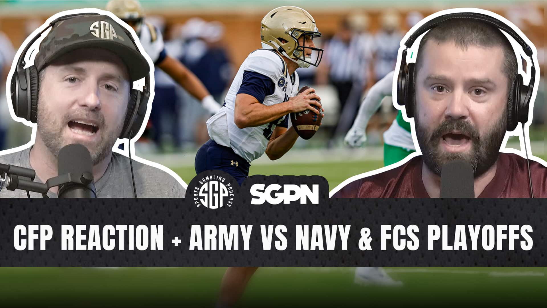 College Football Playoff Reaction + Army Vs Navy & FCS Playoffs