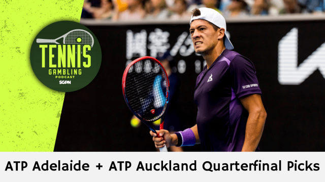 ATP Adelaide + ATP Auckland Quarterfinal Picks – 1/14/26 | Tennis Gambling Podcast (Ep. 585)