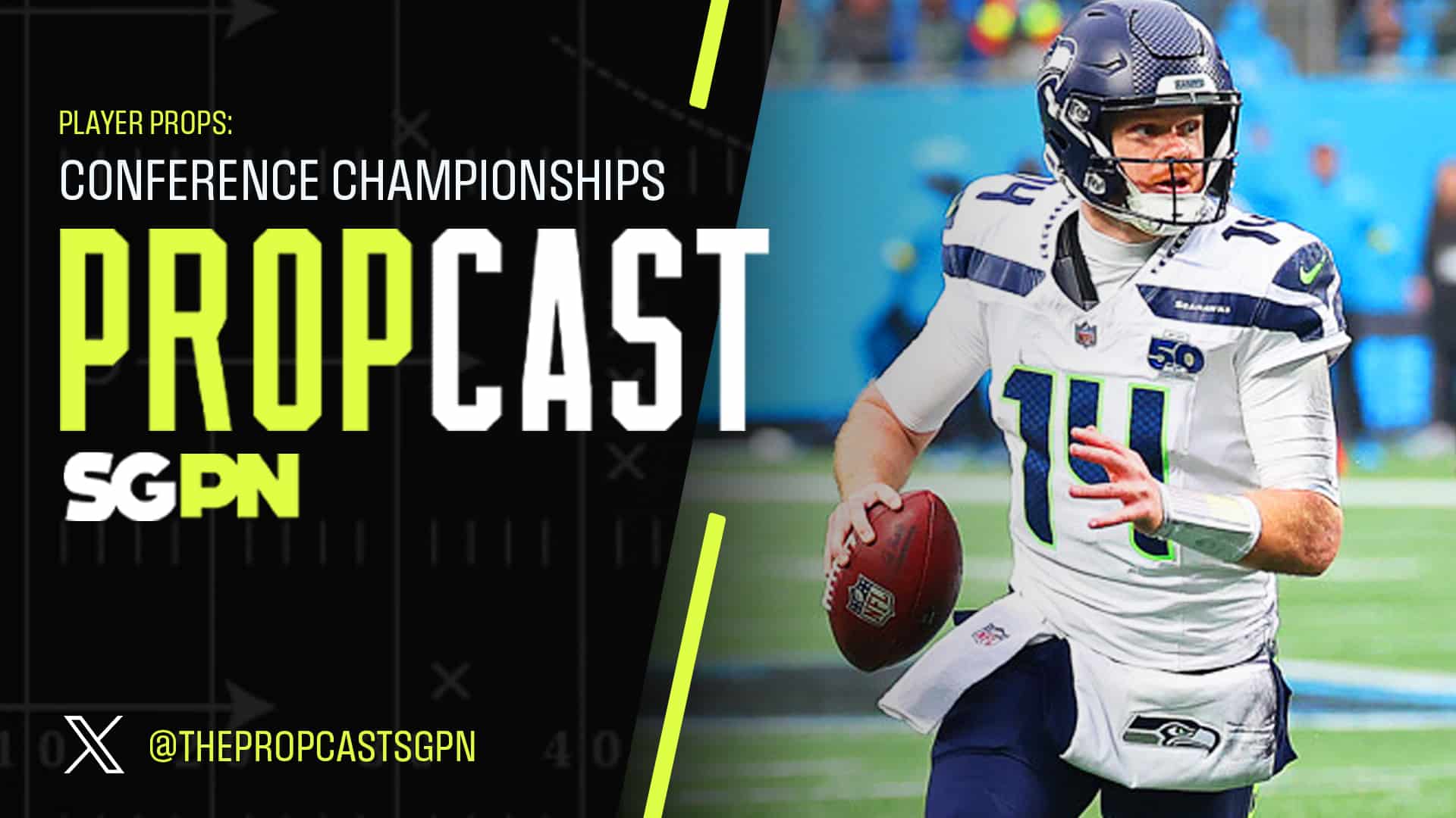 NFL Conference Championship Weekend Player Props 1/23/26 – NFL Bets, Player Props and Predictions | The Propcast (Ep. 415)