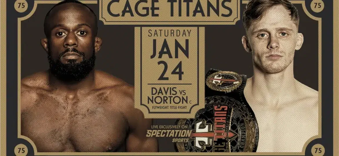 Cage Titans 75 is our regional show of record this week. Come check out regional mma to make some picks, predictions & bets