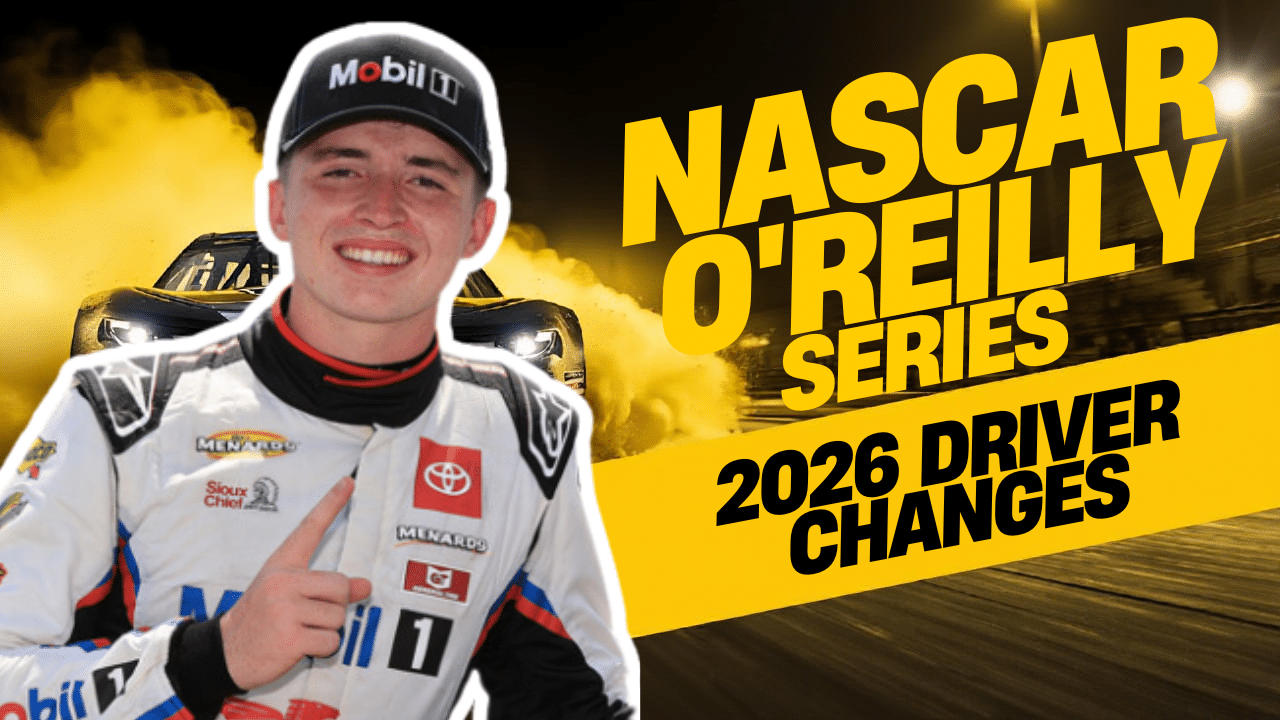 NASCAR O'Reilly Auto Parts Series 2026 Driver Changes I NASCAR Gambling Podcast (Ep. 727) NASCAR O'Reilly Auto Parts Series 2026 Driver Changes I NASCAR Gambling Podcast (Ep. 727)
