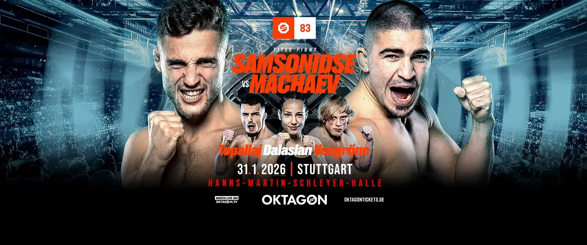 Oktagon 83 is our regional show of record this week. Come check out regional mma to make some picks, predictions & bets