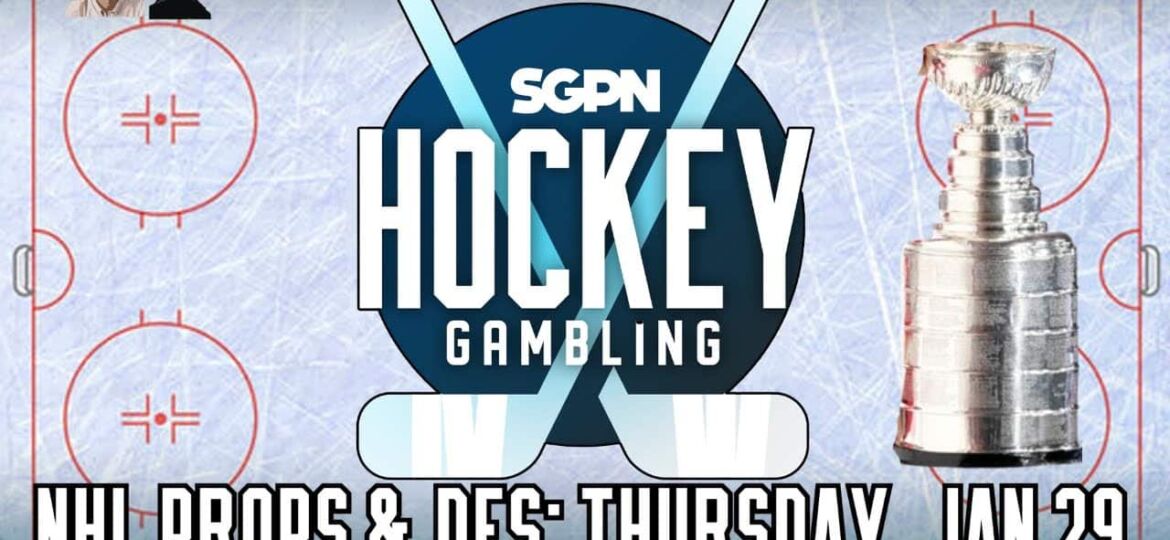 NHL Player Props & DFS Lineup: Thursday, January 29 | Hockey Gambling Podcast (Ep. 565)