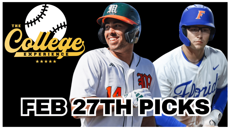 College Baseball Picks For Friday, February 27th + Weekend Preview