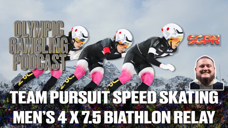 Speed Skating Team Pursuit and Men's Biathlon Relay Predictions | Olympic Gambling Podcast (Ep. 14)
