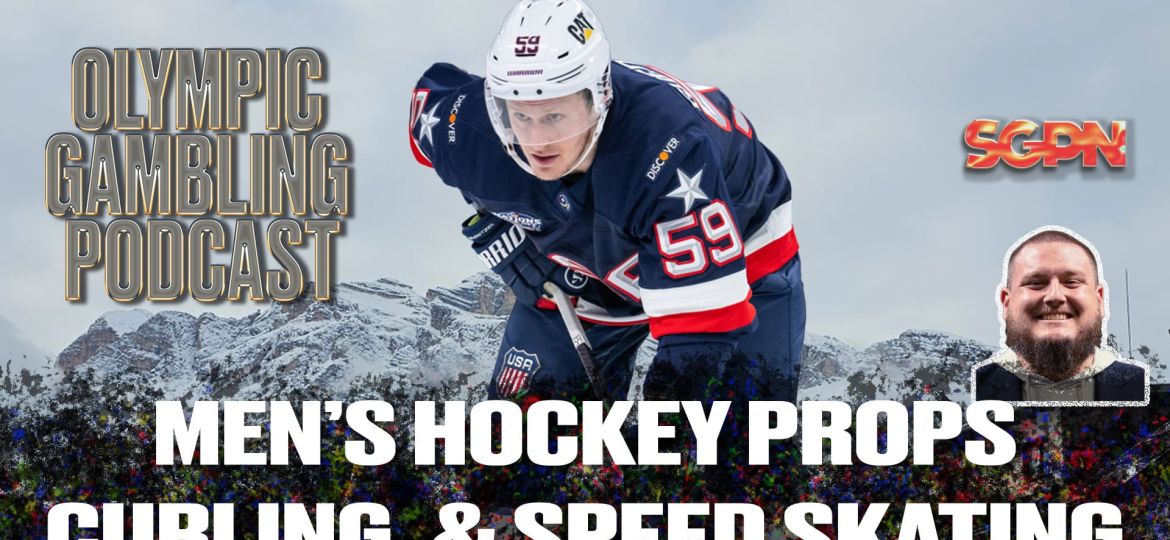 Men's Hockey Props, 1000 meter Speed Skating, and Men's Curling Predictions | Olympic Gambling Podcast (Ep. 07)