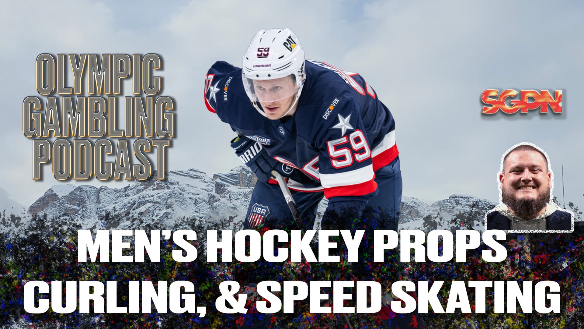 Men's Hockey Props, 1000 meter Speed Skating, and Men's Curling Predictions | Olympic Gambling Podcast (Ep. 07)