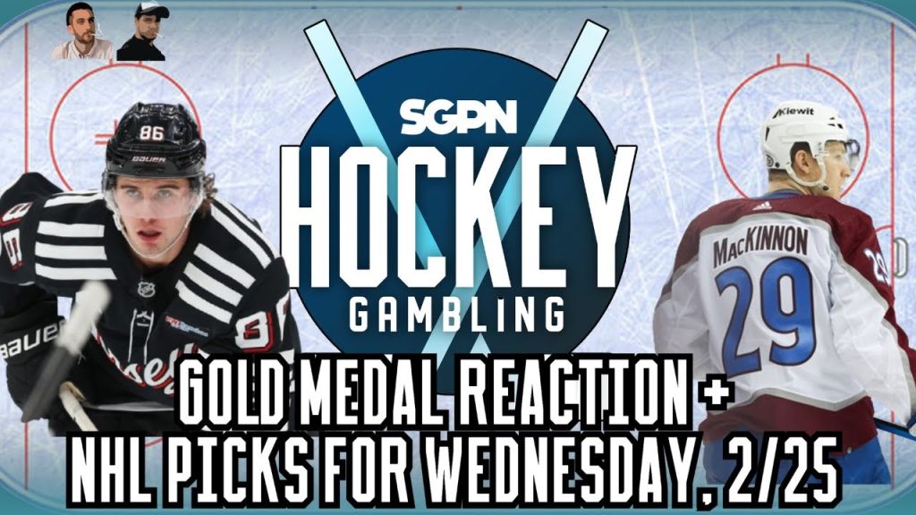 Gold Medal Game Reaction + NHL Picks for Wednesday, February 25 | Hockey Gambling Podcast (Ep. 579)