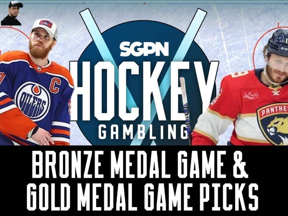 Olympic Men's Hockey Gold Medal & Bronze Medal Picks | Hockey Gambling Podcast (Ep. 578)
