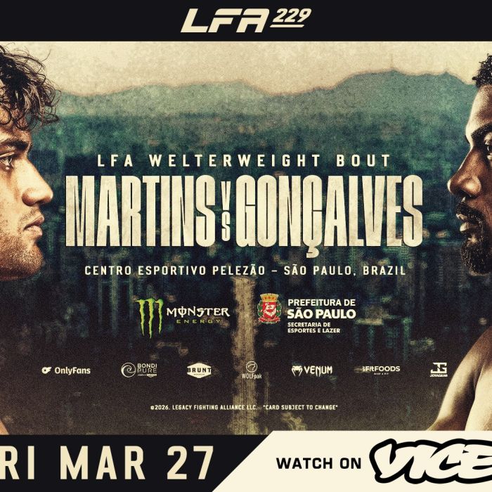 LFA 229 is our regional show of record this week. Come check out regional mma to make some picks, predictions & bets