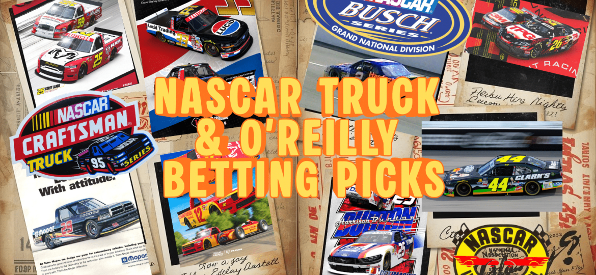 NASCAR Darlington Trucks & O'Reilly Series Betting Picks 2026 I NASCAR Gambling Podcast (Ep. 764)