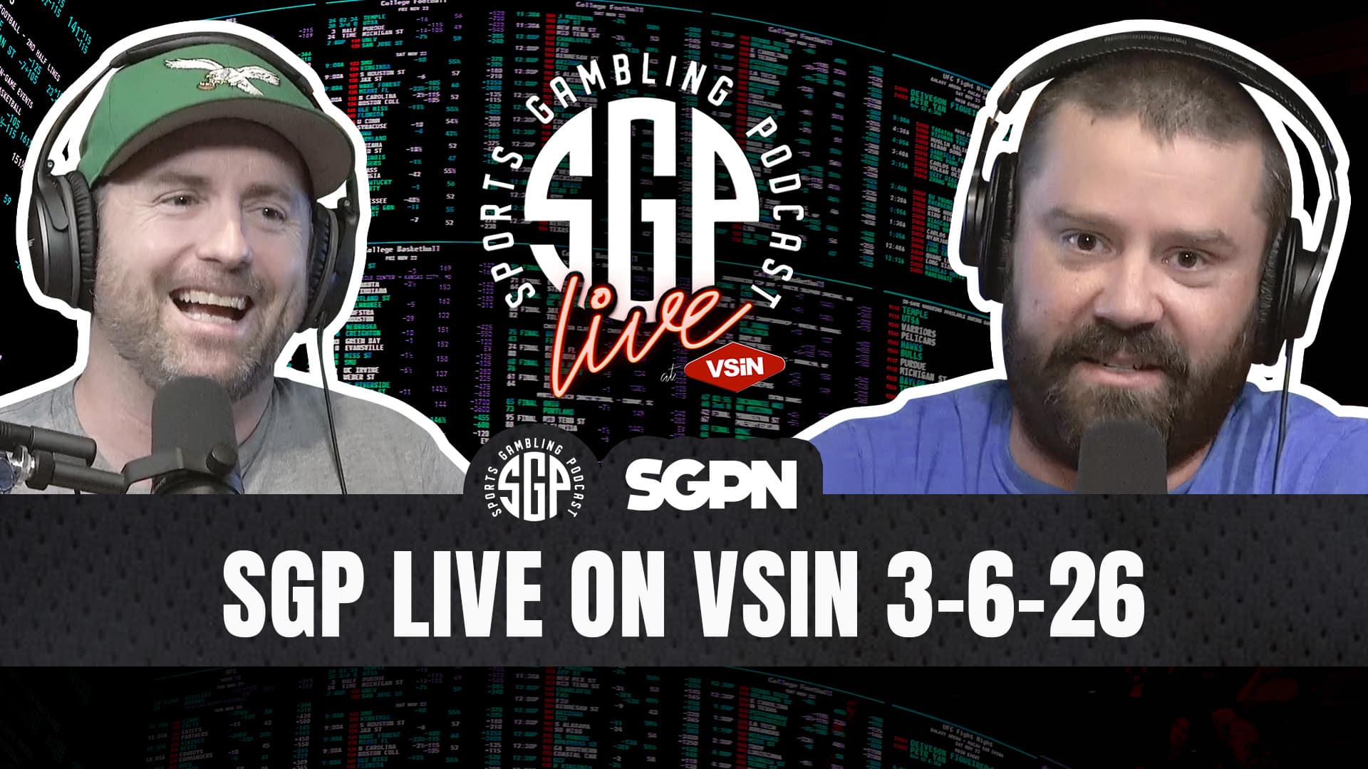 SPORTS GAMBLING PODCAST LIVE ON VSIN 030626
