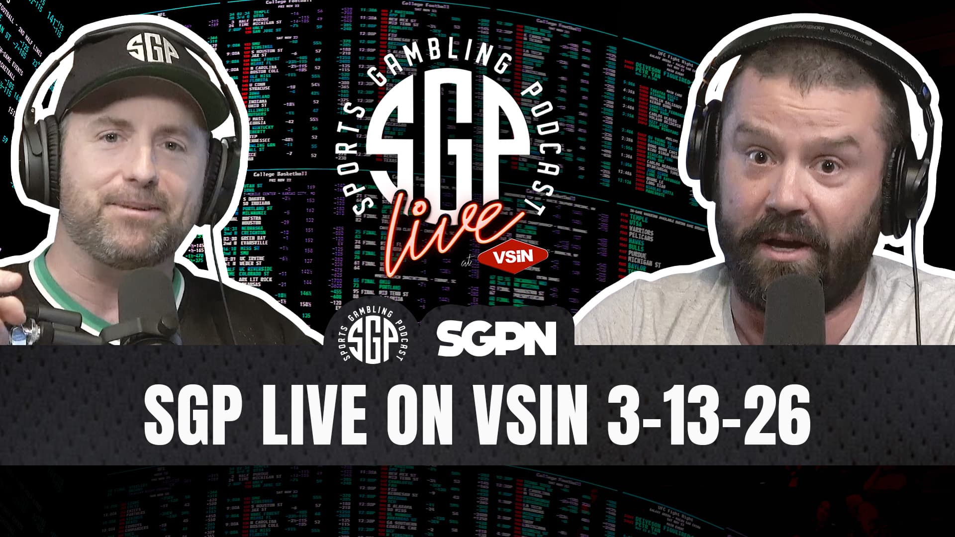 SPORTS GAMBLING PODCAST LIVE ON VSIN 031326
