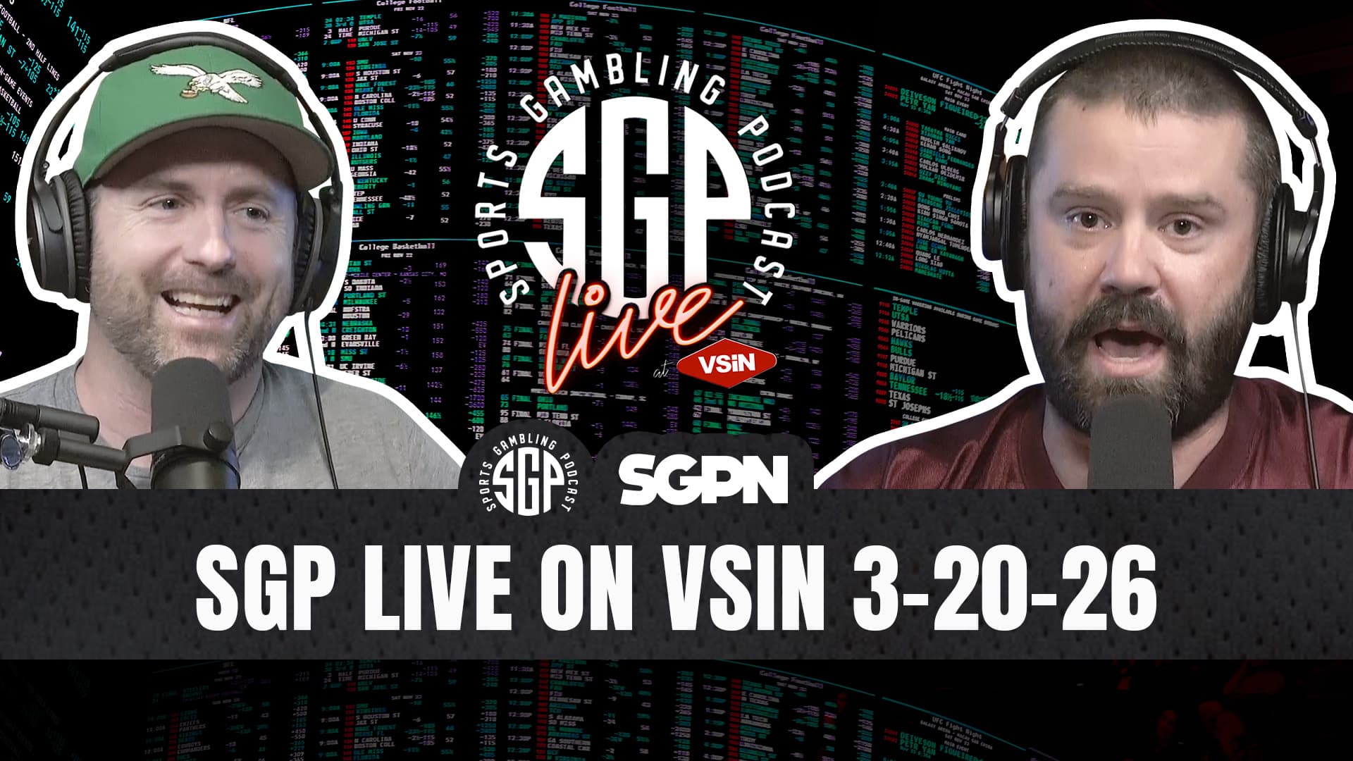 SPORTS GAMBLING PODCAST LIVE ON VSIN 032026
