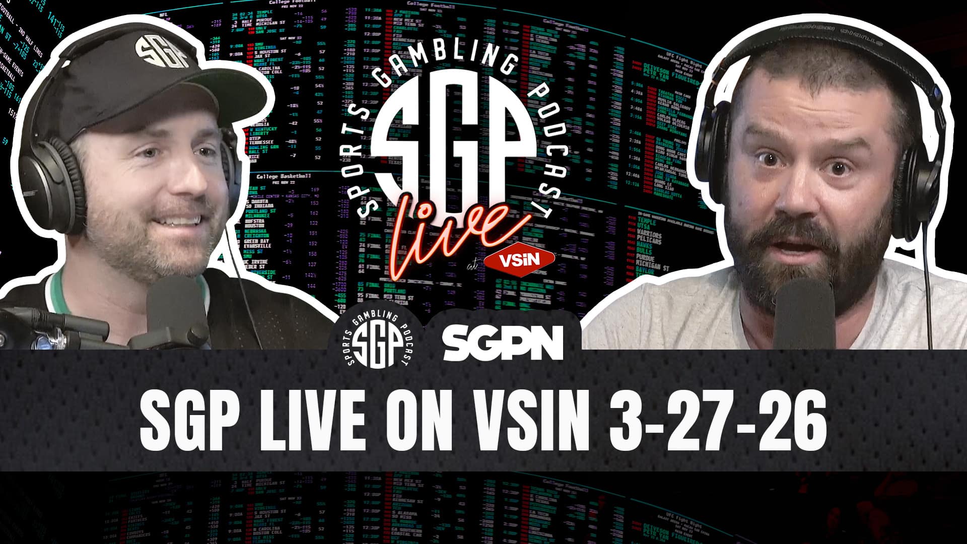 SPORTS GAMBLING PODCAST LIVE ON VSIN 032726