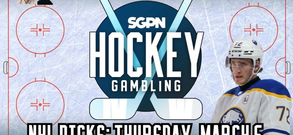 NHL Picks, Predictions, & Puck Buck Bets: Thursday, March 5 | Hockey Gambling Podcast (Ep. 584)