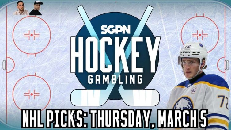 NHL Picks, Predictions, & Puck Buck Bets: Thursday, March 5 | Hockey Gambling Podcast (Ep. 584)